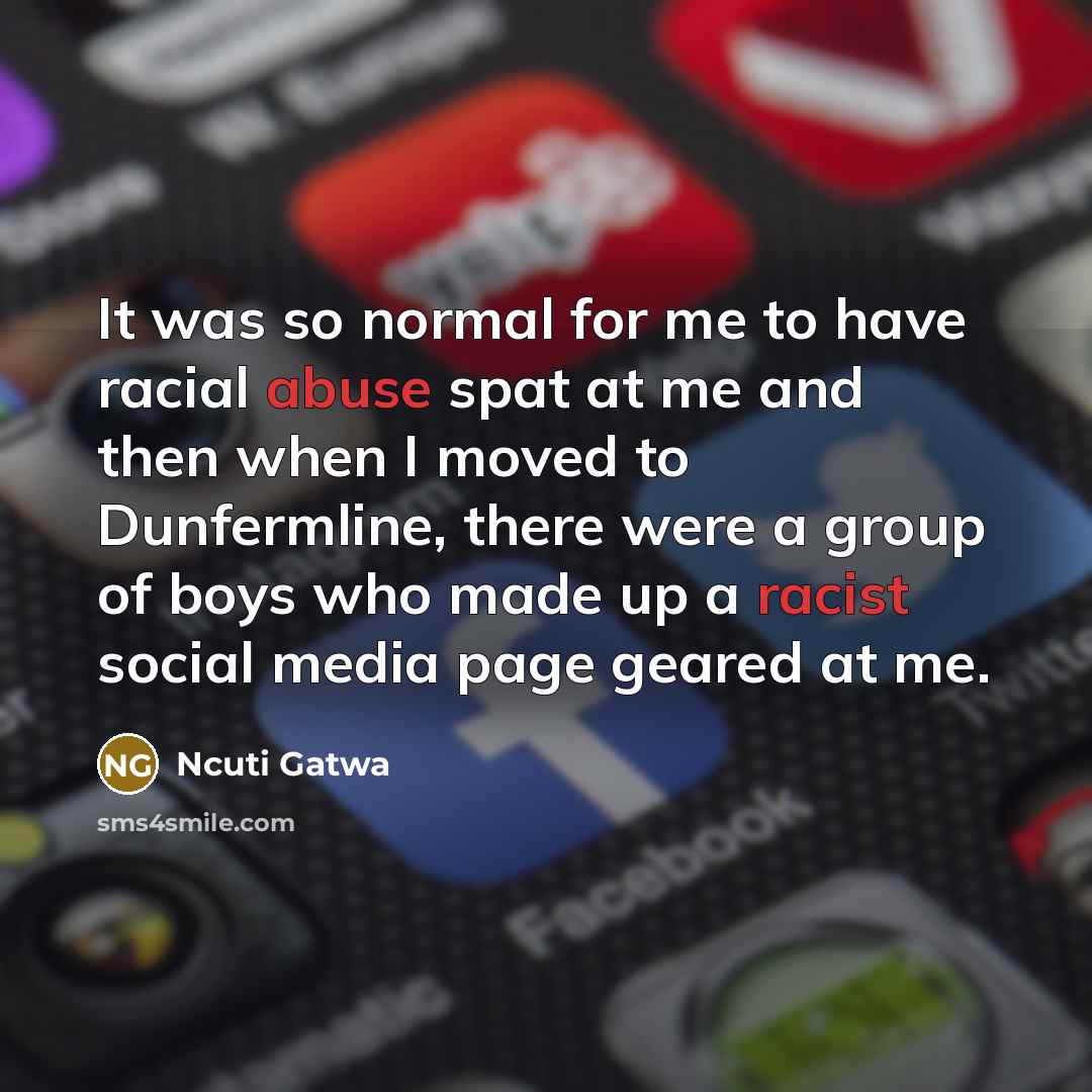 “It was so normal for me to have racial abuse…” quote by Ncuti Gatwa