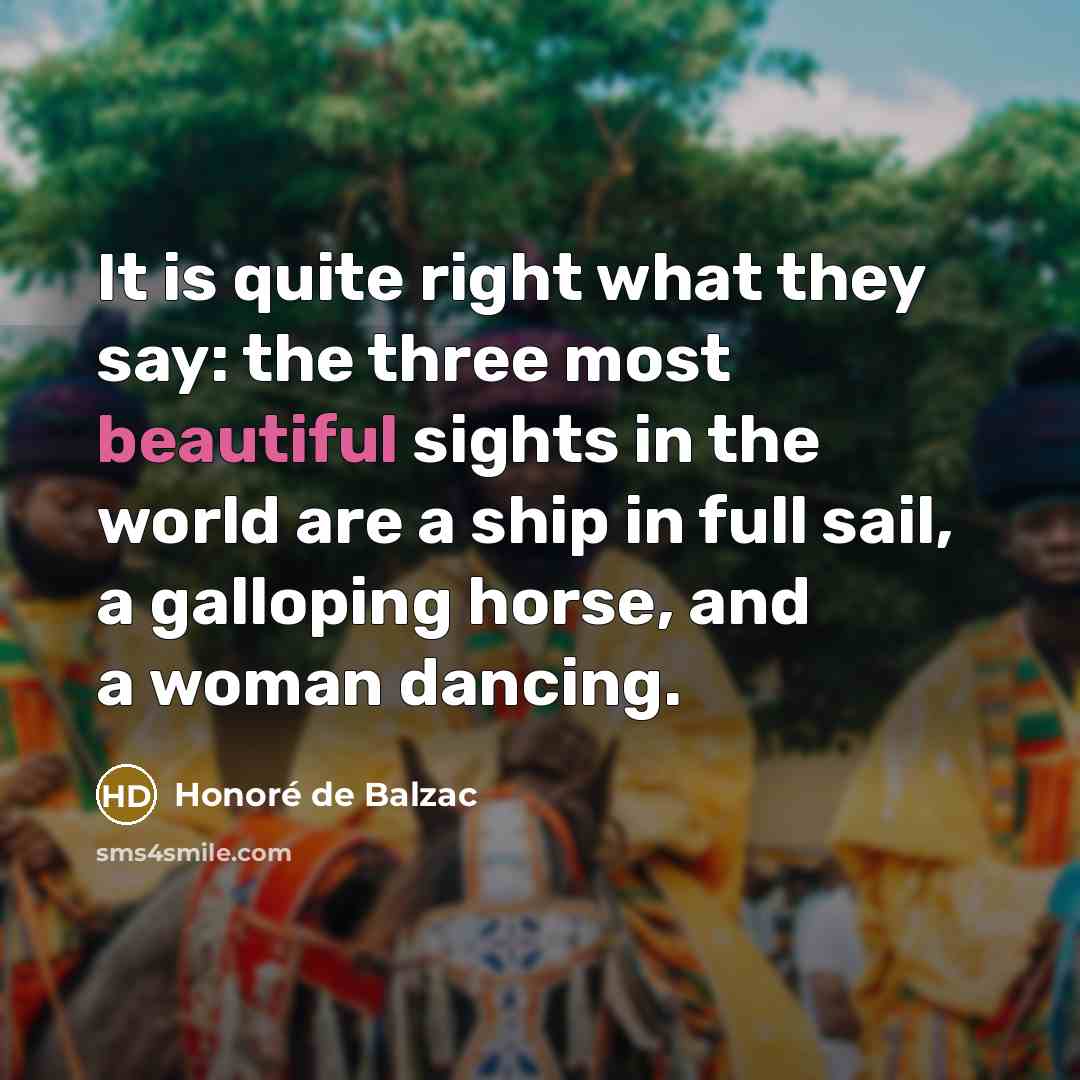 “It is quite right what they say: the three most…” quote by Honore de Balzac