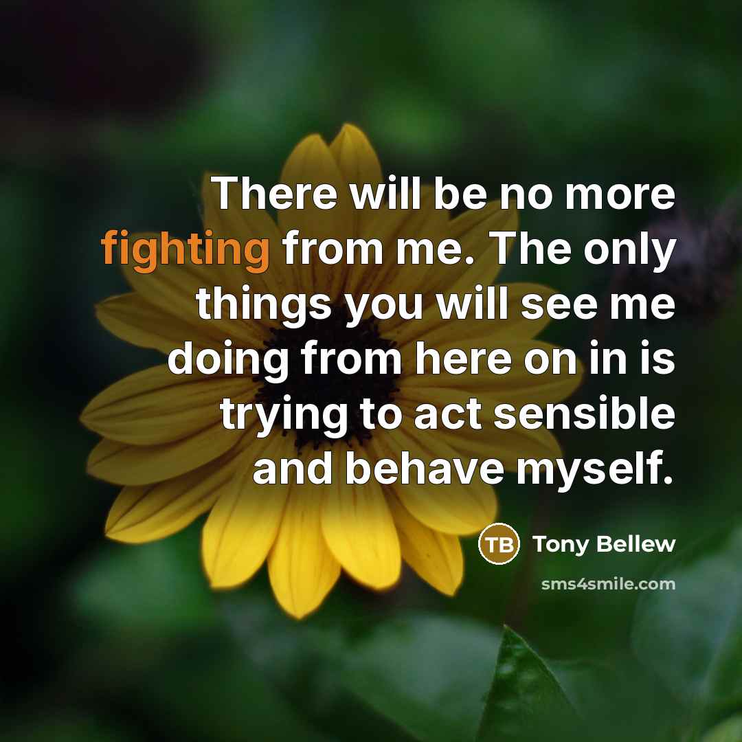 “There will be no more fighting from me. The only…” quote by Tony Bellew
