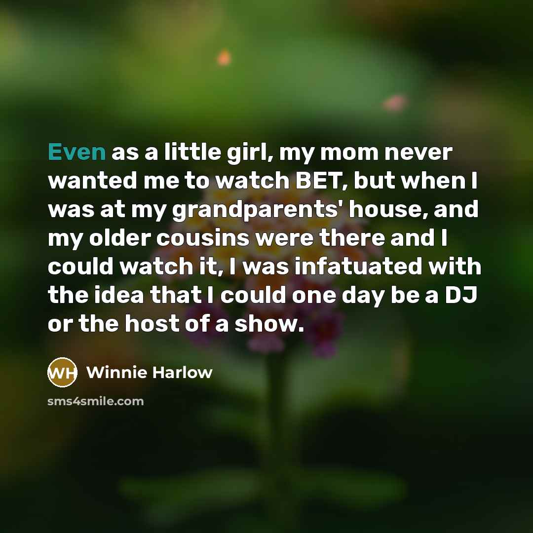 “Even as a little girl, my mom never wanted me…” quote by Winnie Harlow