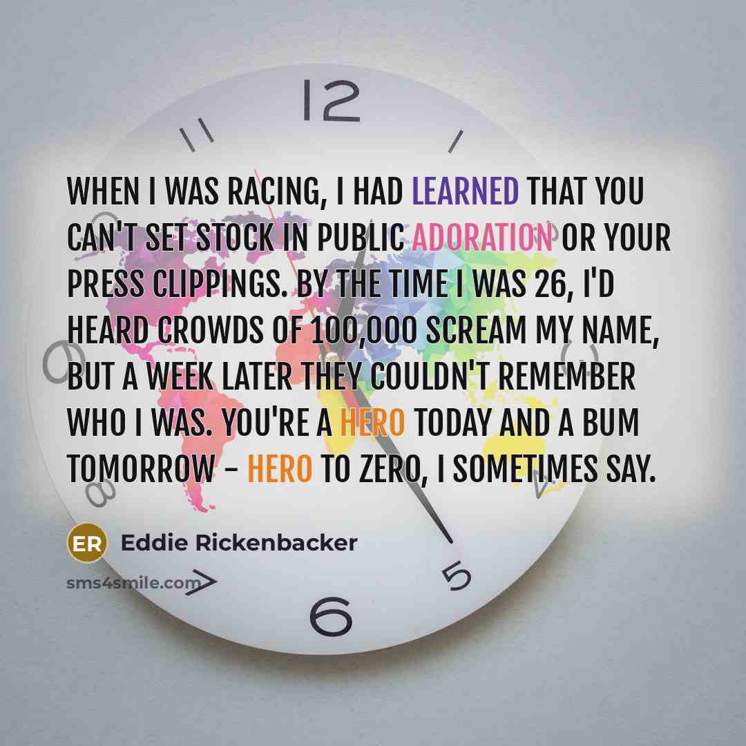 “When I was racing, I had learned that you can't…” quote by Eddie Rickenbacker