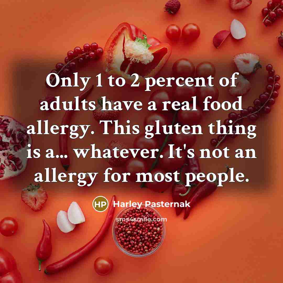 “Only 1 to 2 percent of adults have a real…” quote by Harley Pasternak