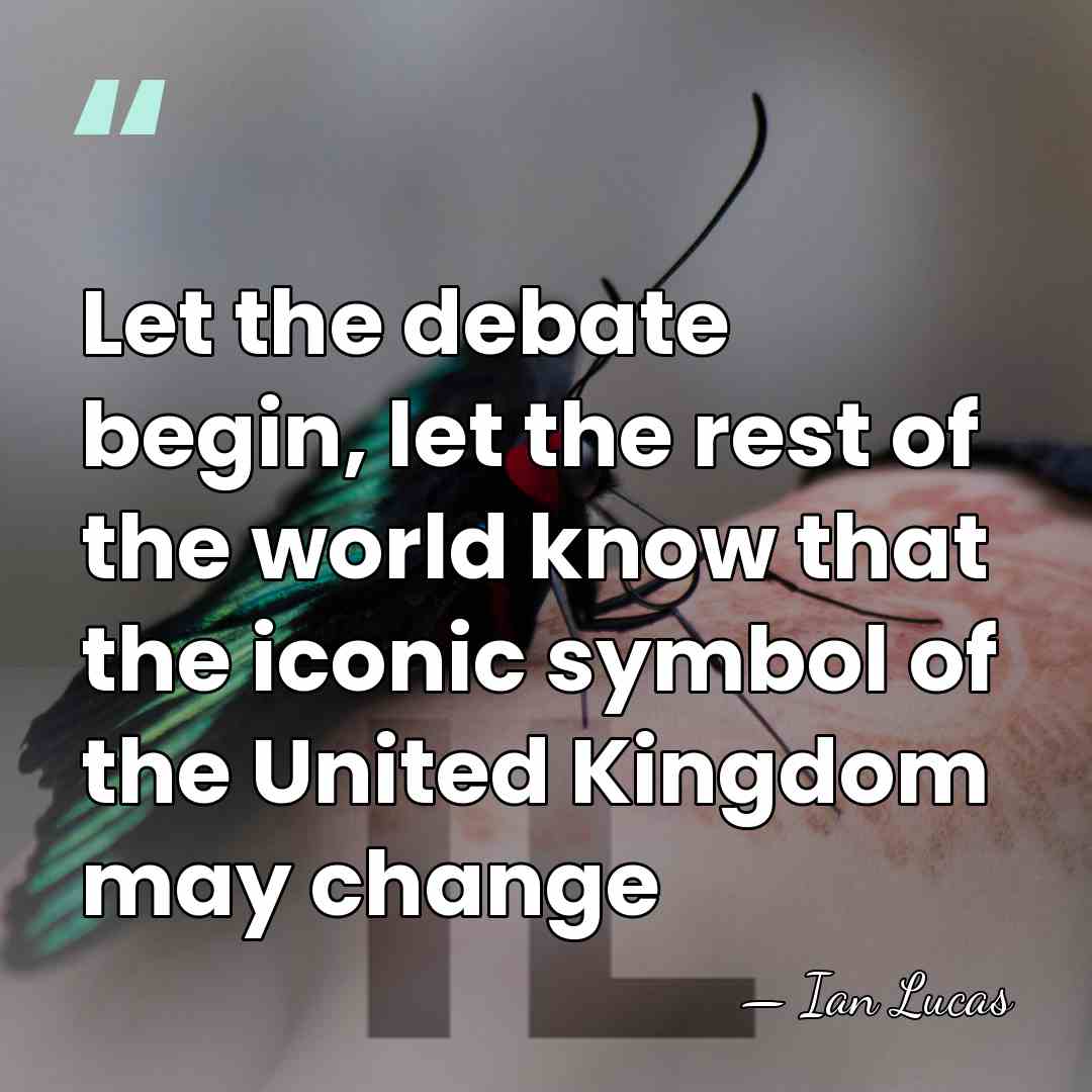 Let the debate begin, let the rest of the world know that&hellip; - Ian Lucas