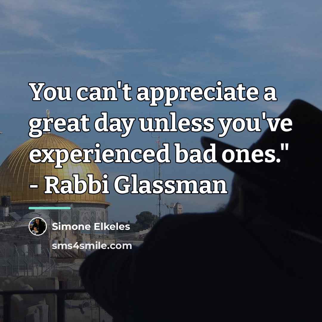 “You can't appreciate a great day unless you've experienced bad…” quote by Simone Elkeles