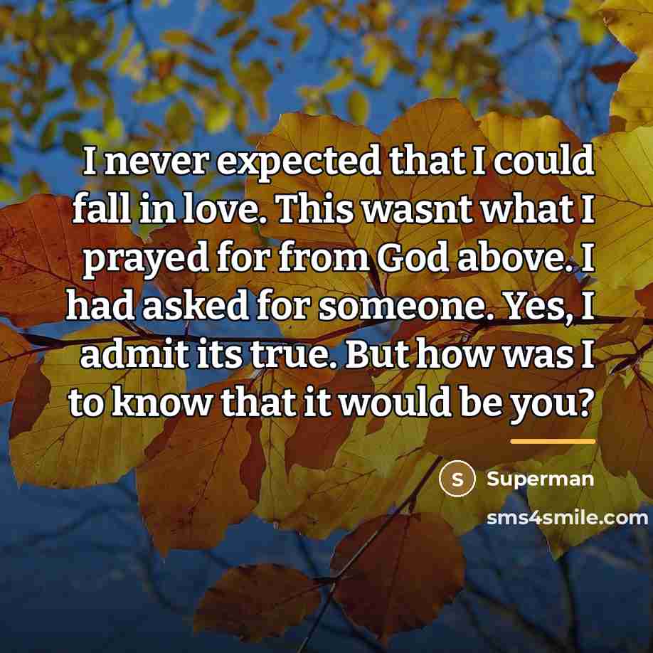 “I never expected that I could fall in love. This…” quote by Superman