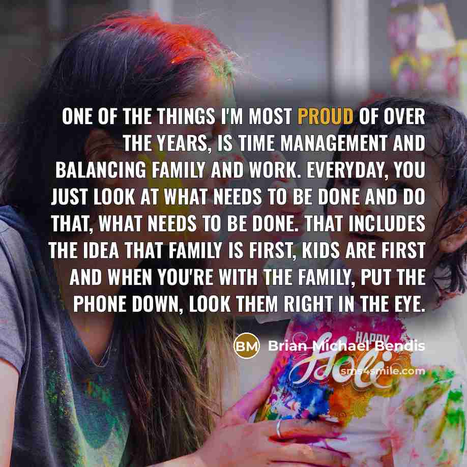 “One of the things I'm most proud of over the…” quote by Brian Michael Bendis