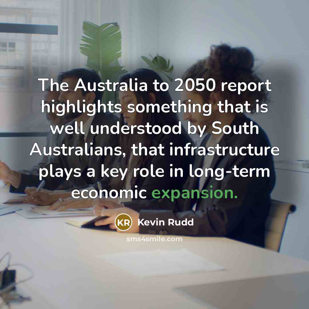 “The Australia to 2050 report highlights something that is well…” quote by Kevin Rudd