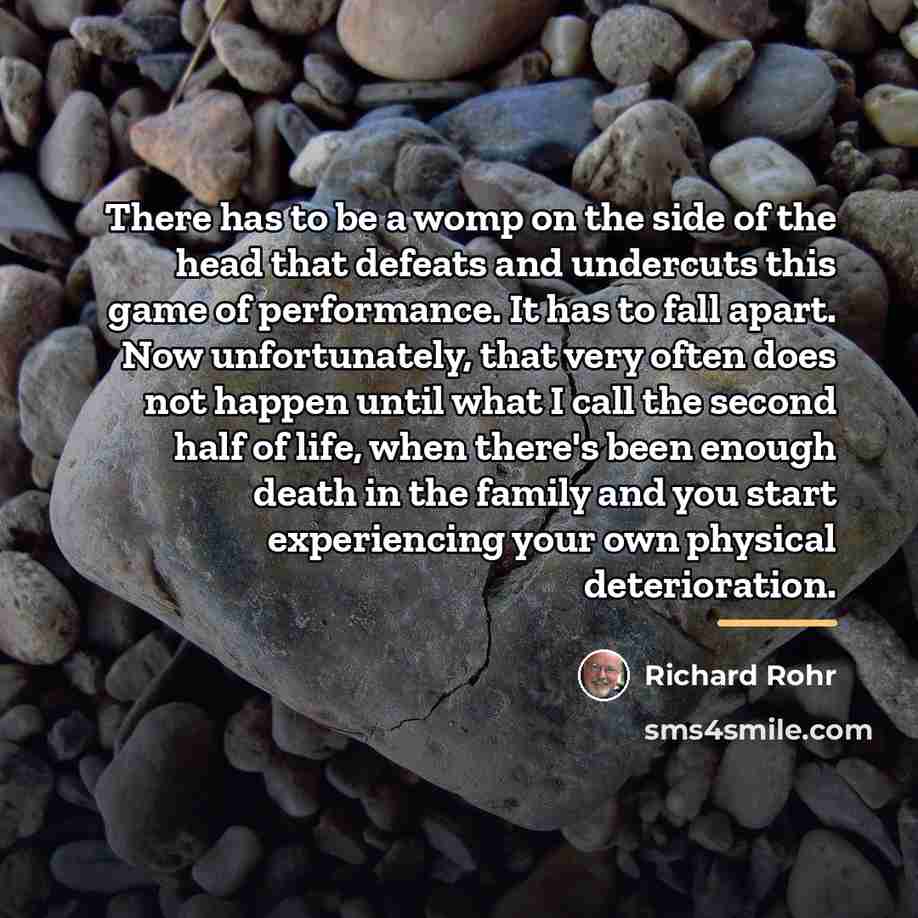 “There has to be a womp on the side of…” quote by Richard Rohr