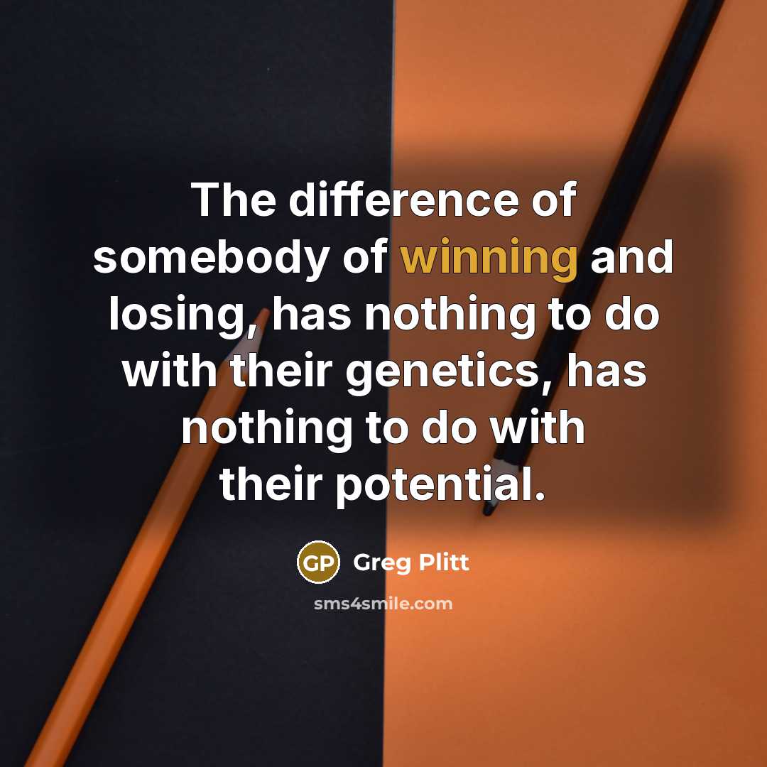 “The difference of somebody of winning and losing, has nothing…” quote by Greg Plitt