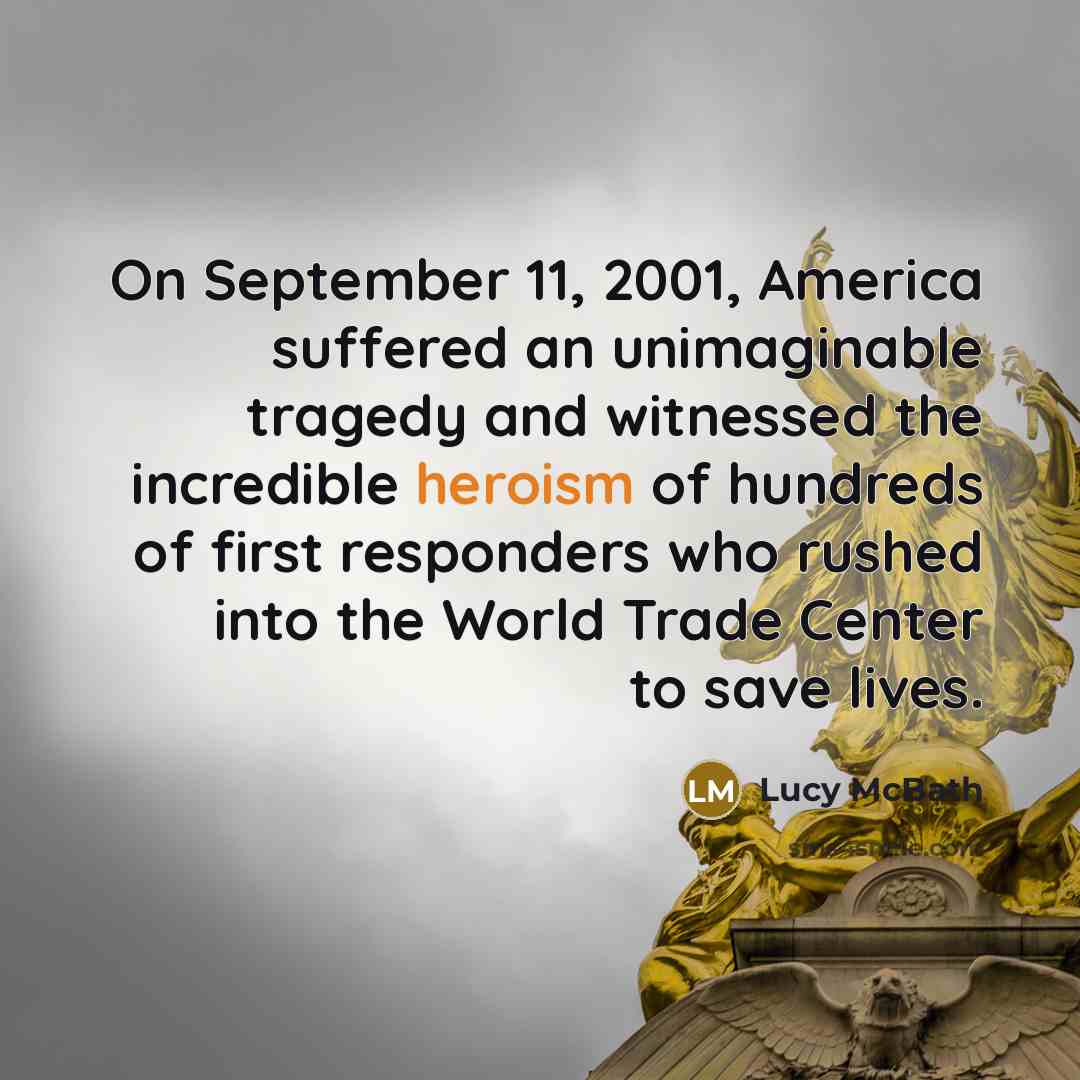 “On September 11, 2001, America suffered an unimaginable tragedy and…” quote by Lucy McBath