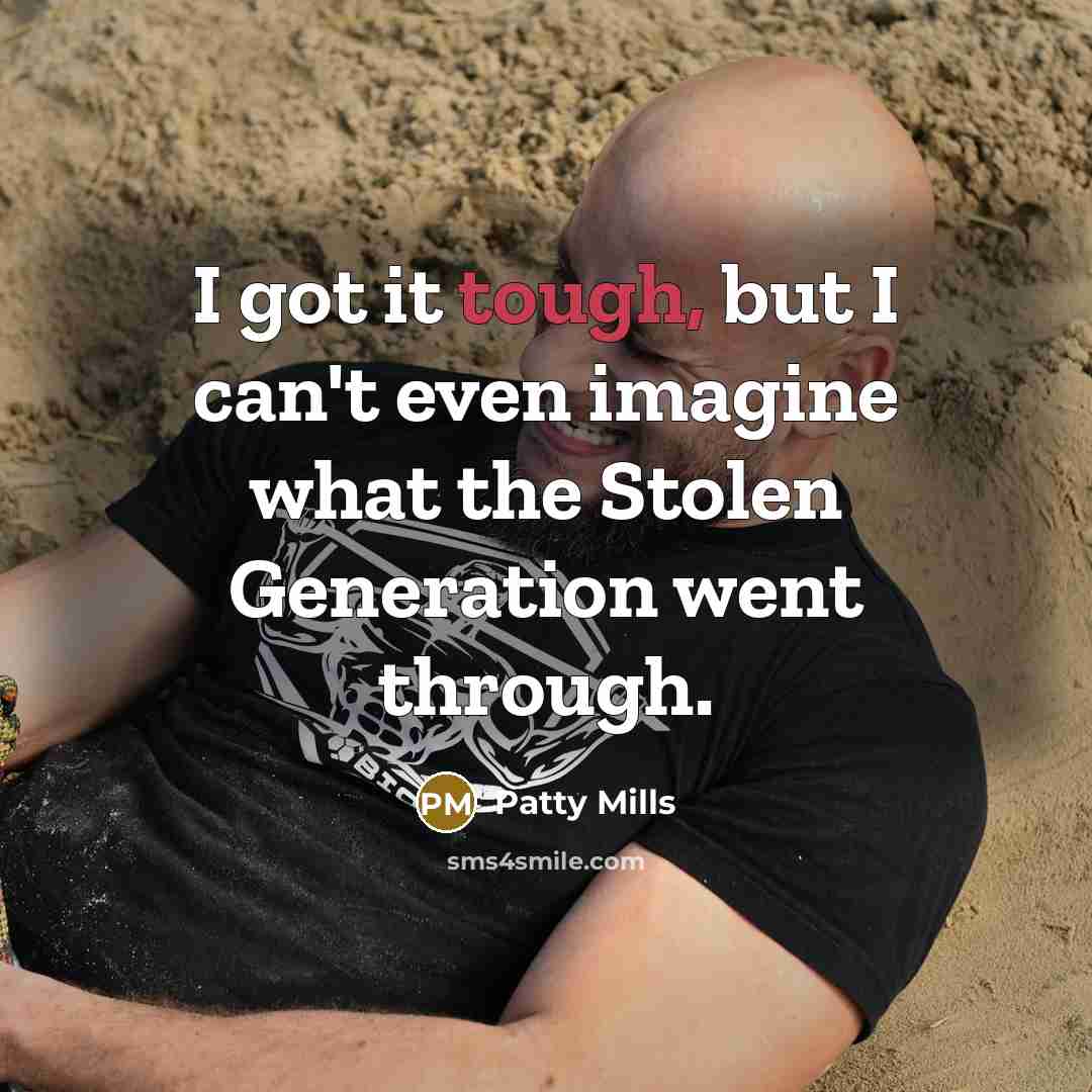 “I got it tough, but I can't even imagine what…” quote by Patty Mills