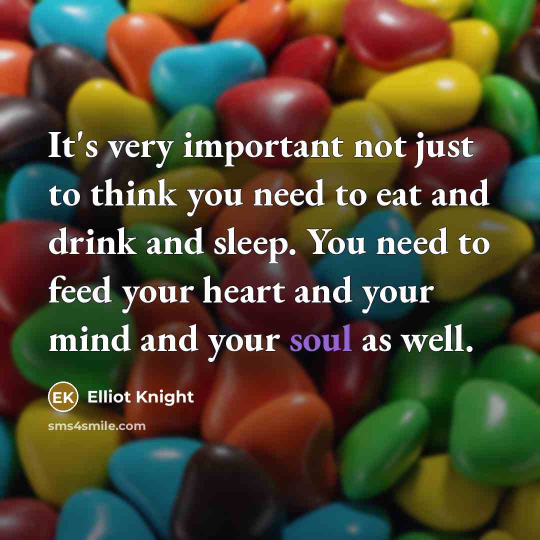 “It's very important not just to think you need to…” quote by Elliot Knight