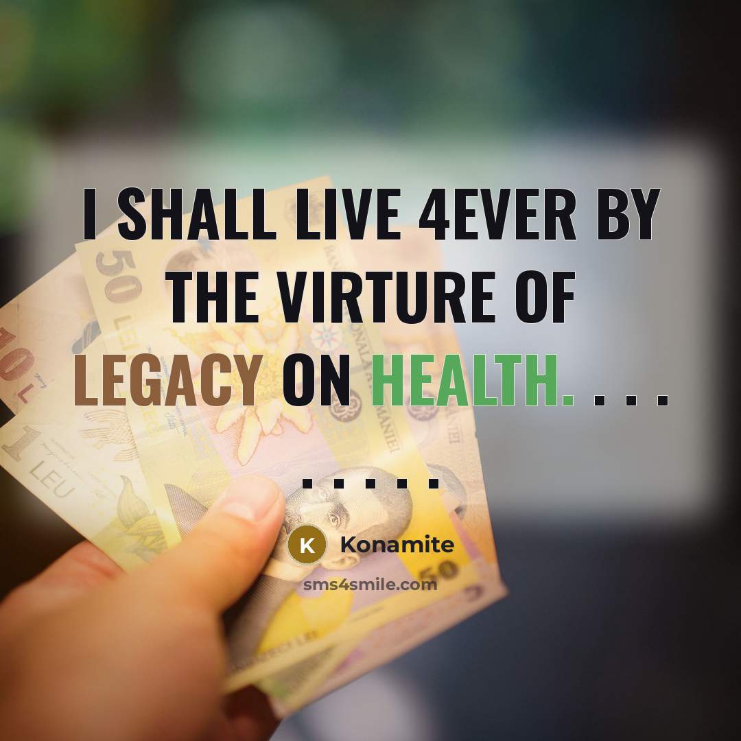 “I shall live 4ever by the virture of legacy on…” quote by Konamite