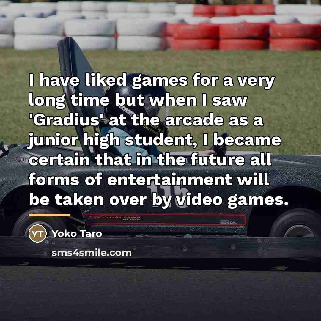 “I have liked games for a very long time but…” quote by Yoko Taro