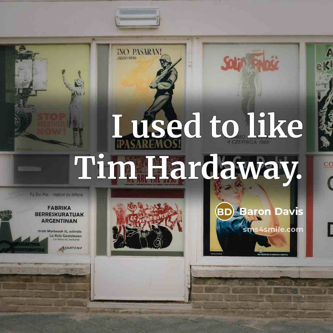 “I used to like Tim Hardaway.…” quote by Baron Davis