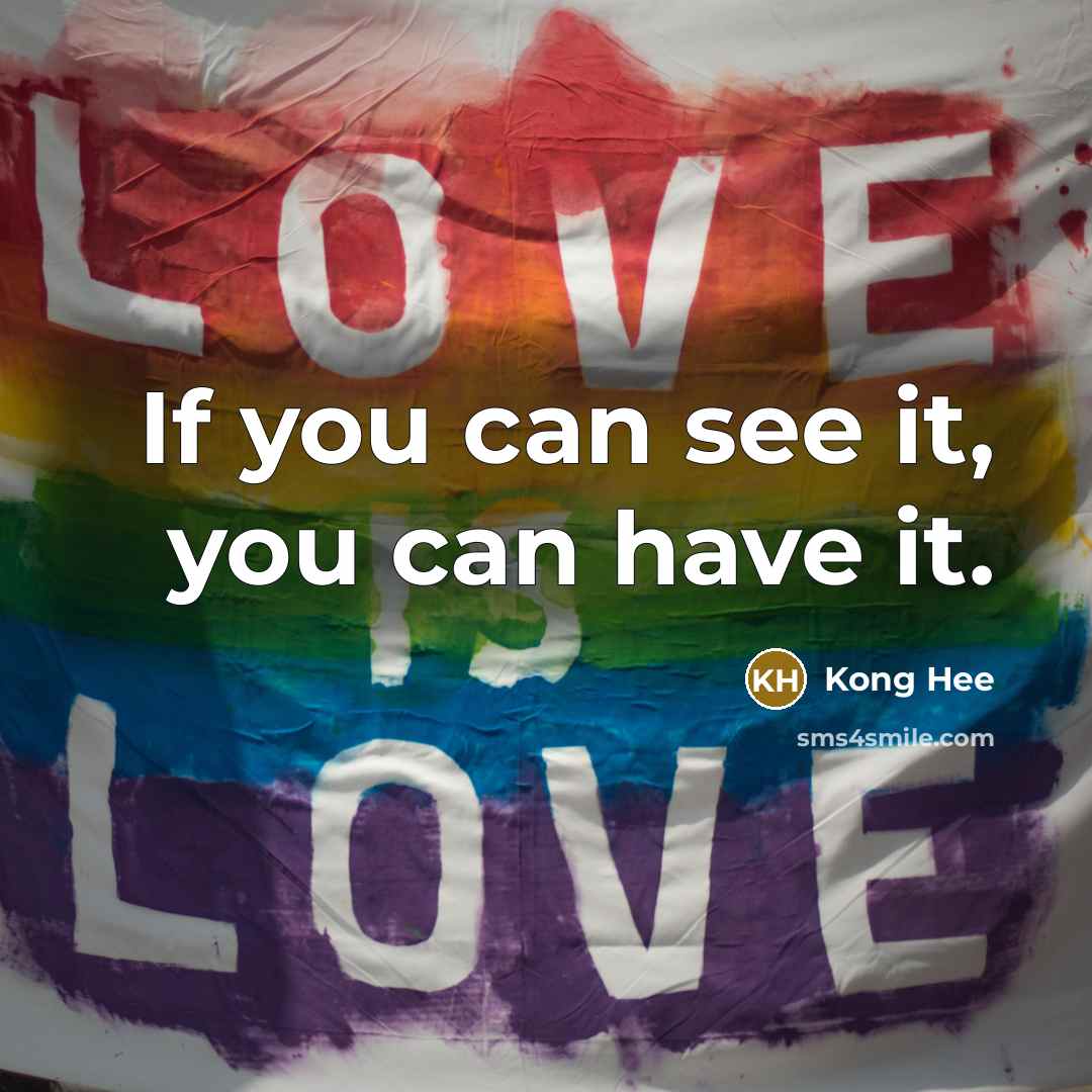 “If you can see it, you can have it.…” quote by Kong Hee