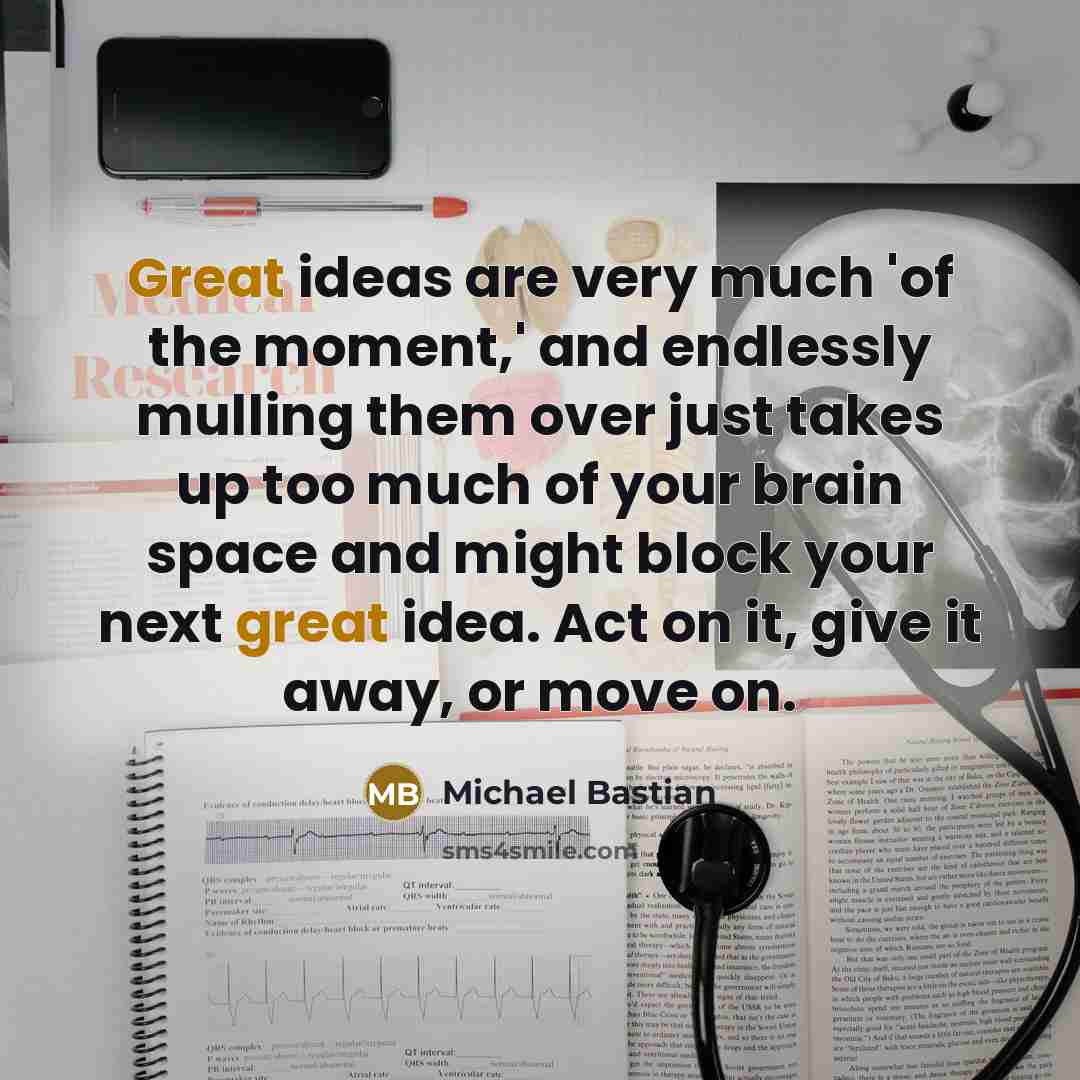 “Great ideas are very much 'of the moment,' and endlessly…” quote by Michael Bastian