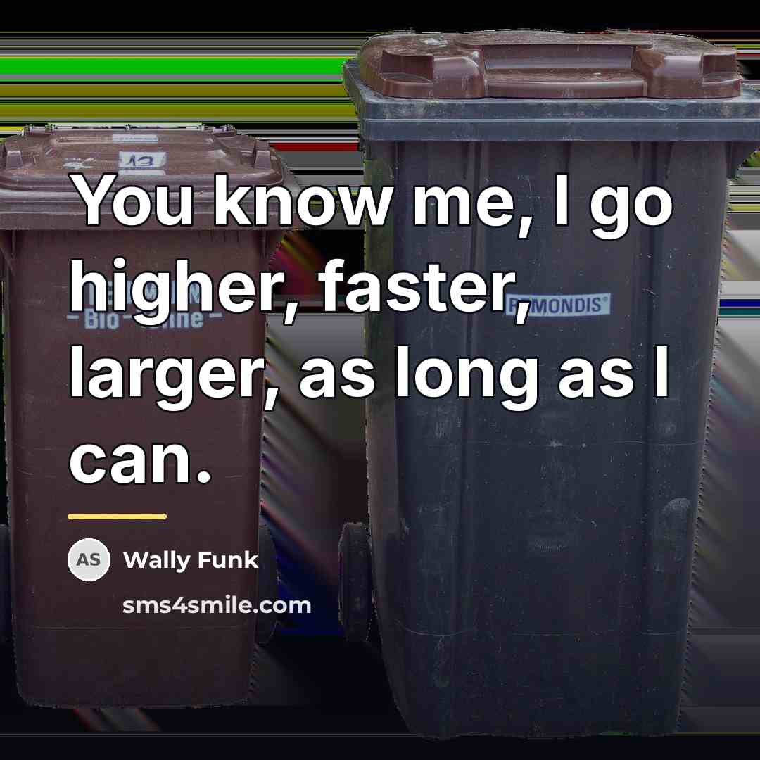 “You know me, I go higher, faster, larger, as long…” quote by Wally Funk