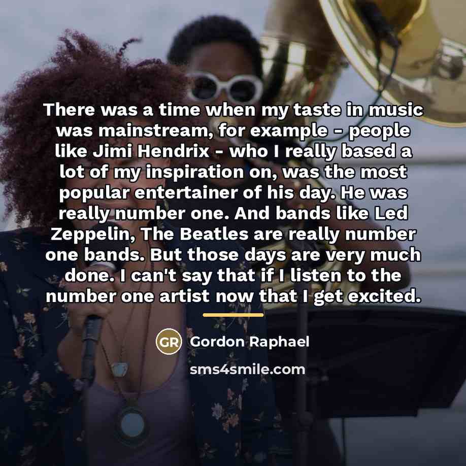 “There was a time when my taste in music was…” quote by Gordon Raphael