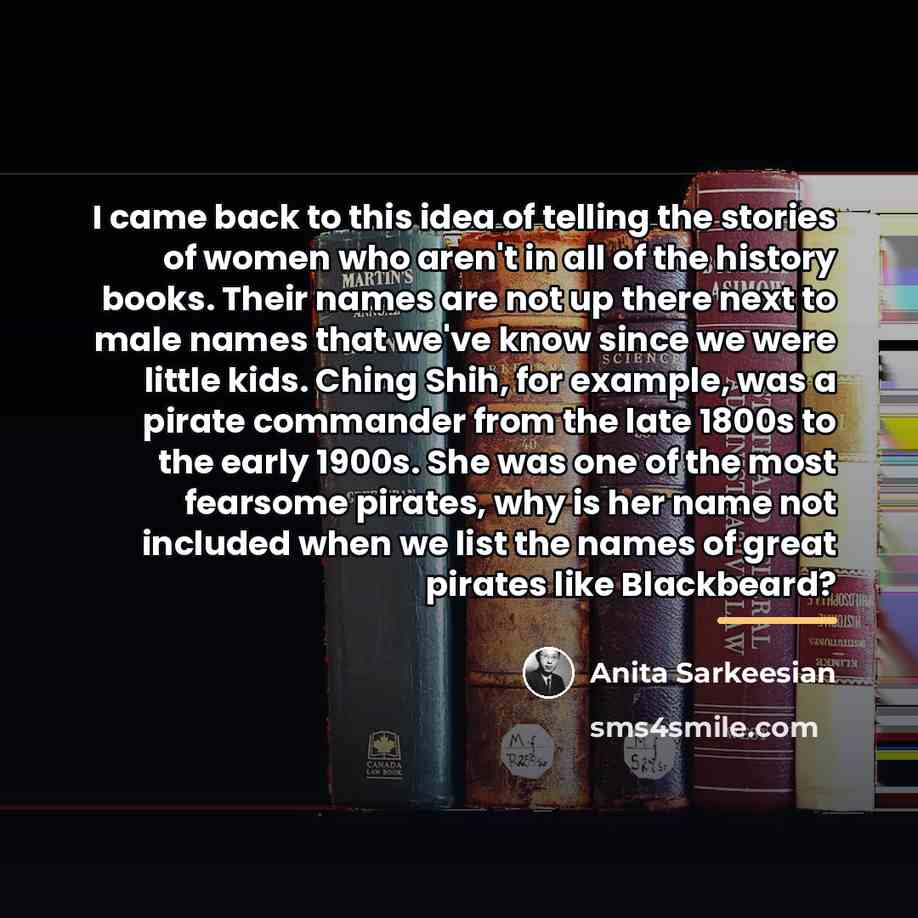 “I came back to this idea of telling the stories…” quote by Anita Sarkeesian