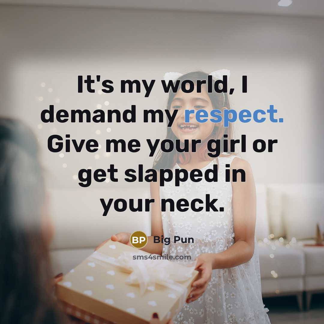 “It's my world, I demand my respect. Give me your…” quote by Big Pun