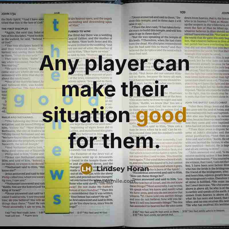 “Any player can make their situation good for them.…” quote by Lindsey Horan