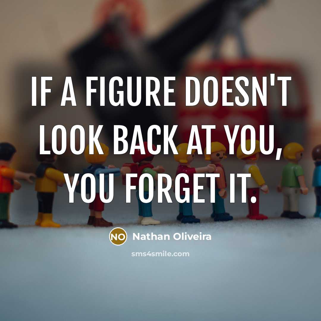 “If a figure doesn't look back at you, you forget…” quote by Nathan Oliveira