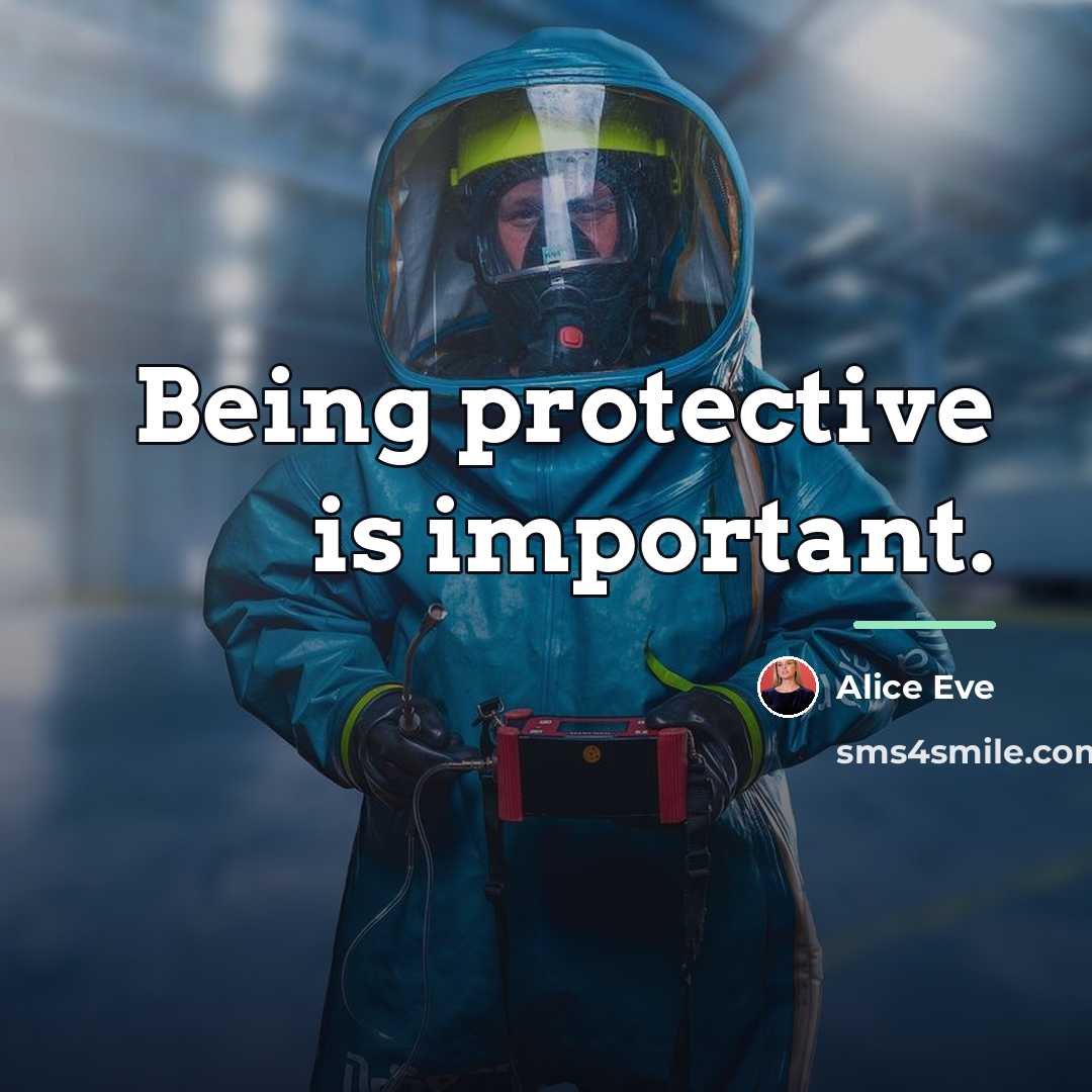 “Being protective is important.…” quote by Alice Eve