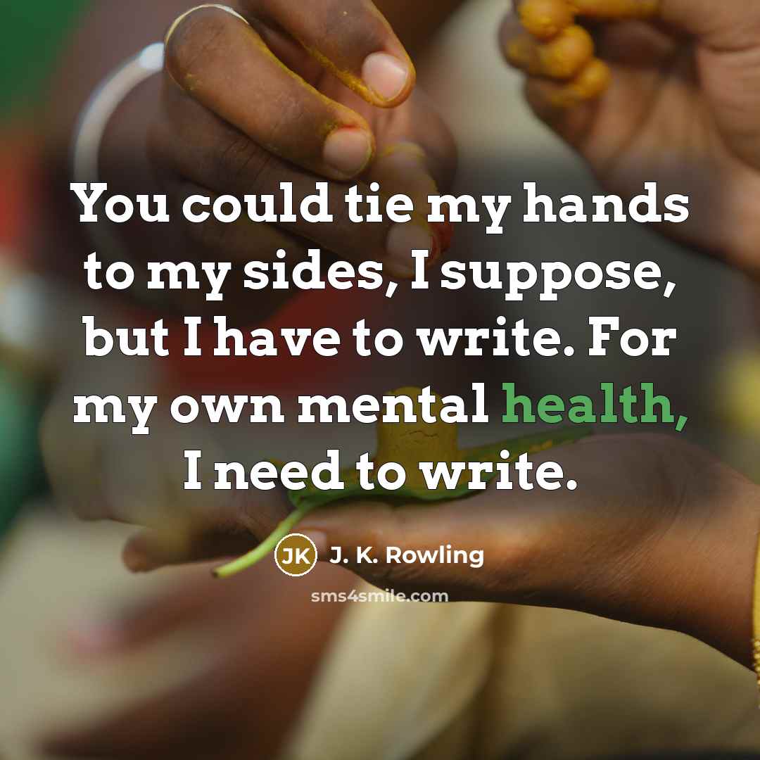 “You could tie my hands to my sides, I suppose,…” quote by J. K. Rowling