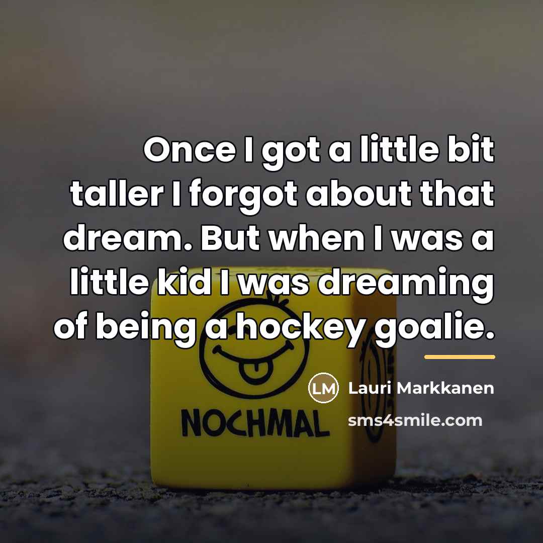 “Once I got a little bit taller I forgot about…” quote by Lauri Markkanen