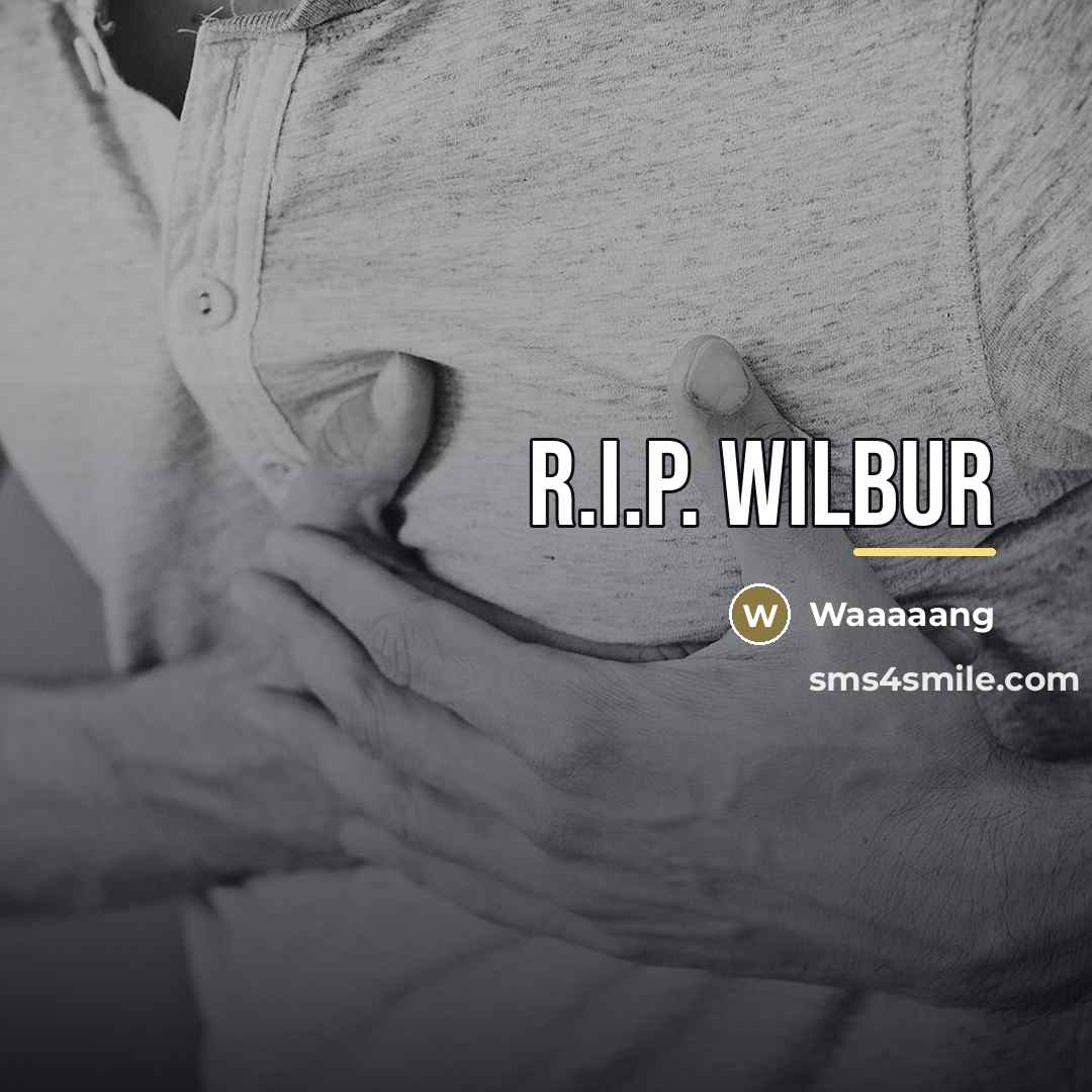 “R.I.P. Wilbur…” quote by Waaaaang