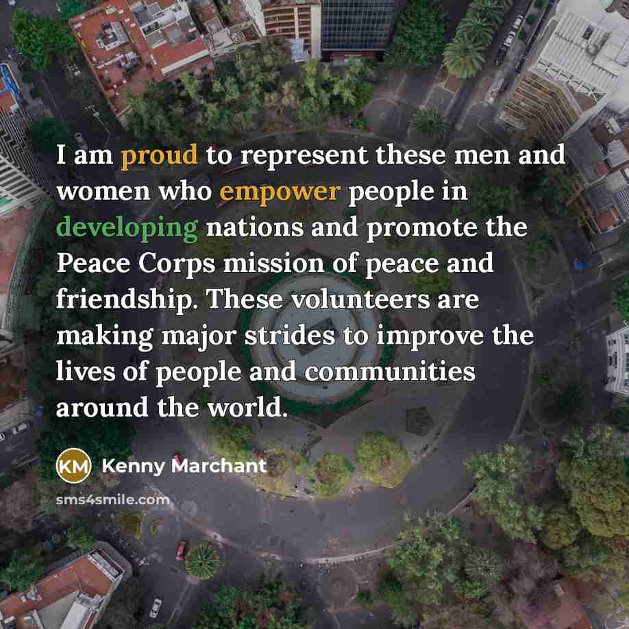 “I am proud to represent these men and women who…” quote by Kenny Marchant