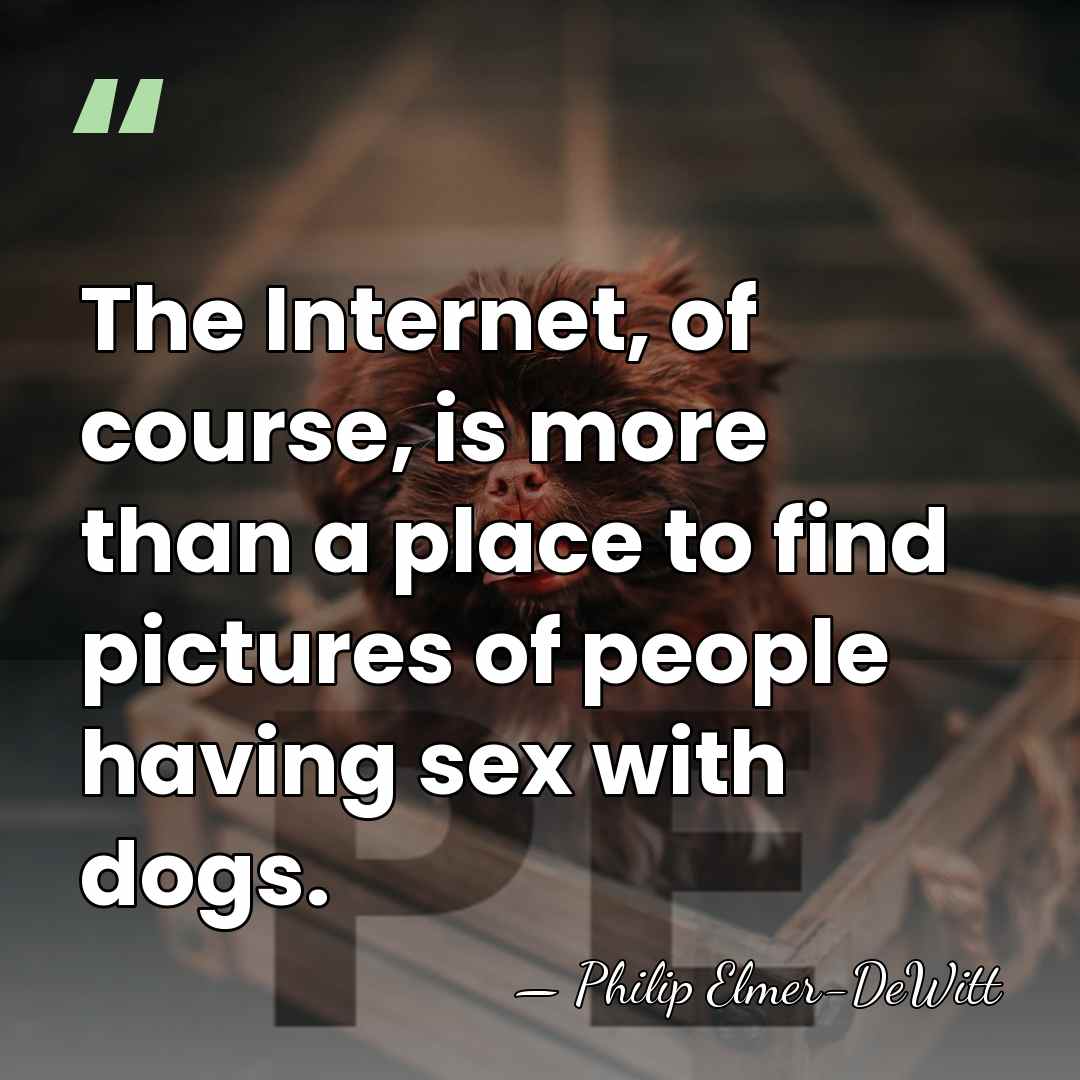 The Internet, of course, is more than a place to find pictures&hellip; - Philip Elmer-DeWitt