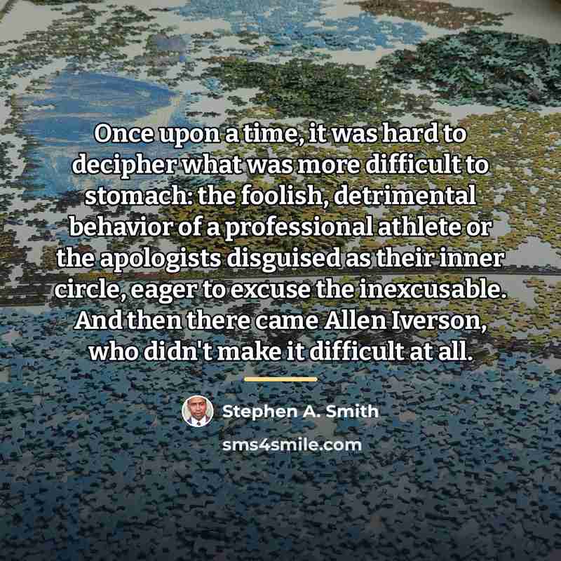 “Once upon a time, it was hard to decipher what…” quote by Stephen A. Smith