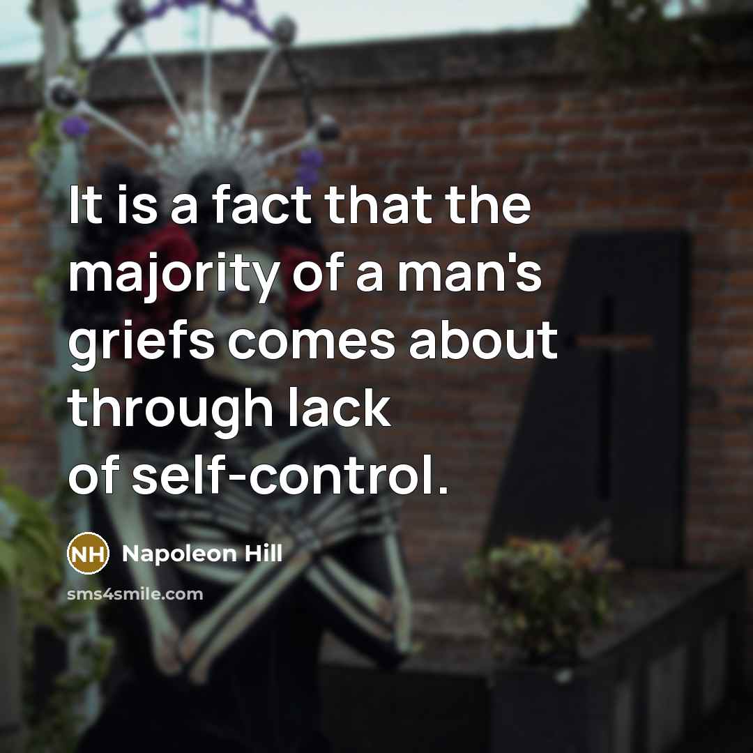 “It is a fact that the majority of a man's…” quote by Napoleon Hill