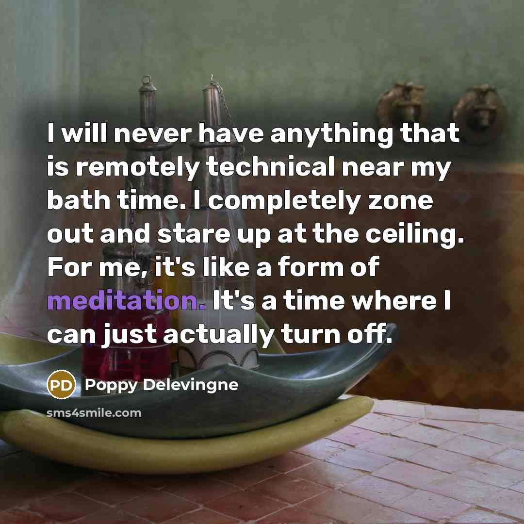 “I will never have anything that is remotely technical near…” quote by Poppy Delevingne