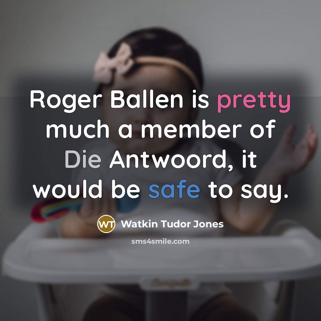 “Roger Ballen is pretty much a member of Die Antwoord,…” quote by Watkin Tudor Jones