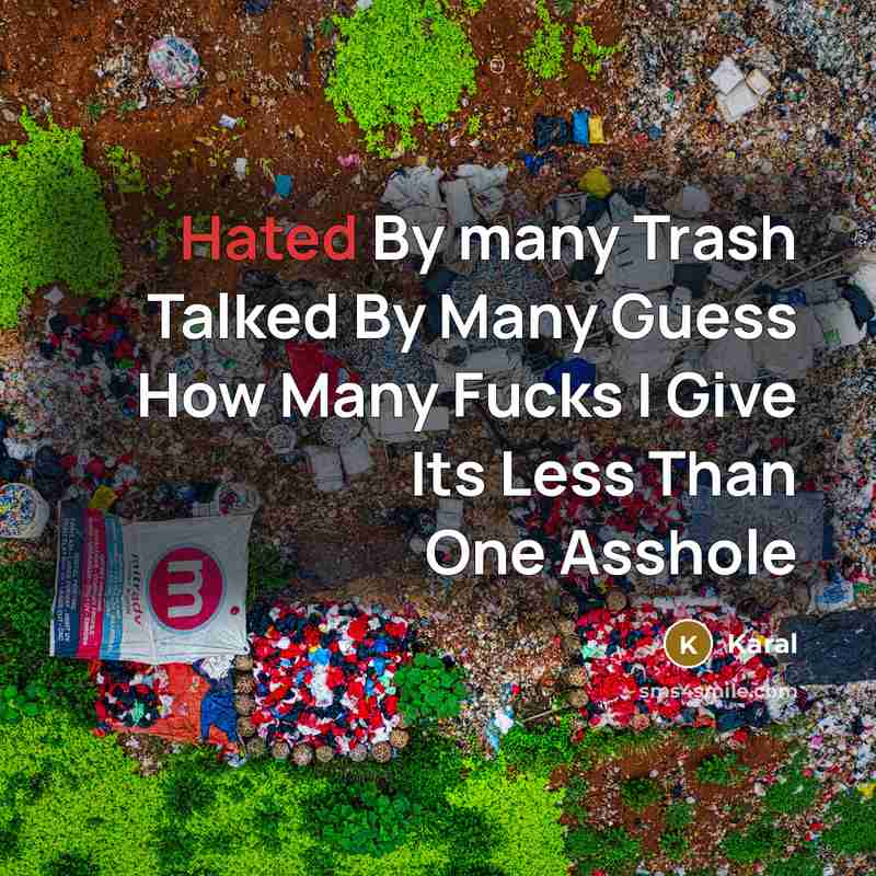 “Hated By many Trash Talked By Many Guess How Many…” quote by Karal