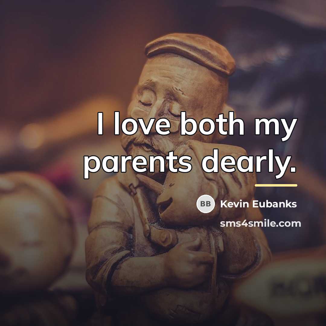 “I love both my parents dearly.…” quote by Kevin Eubanks