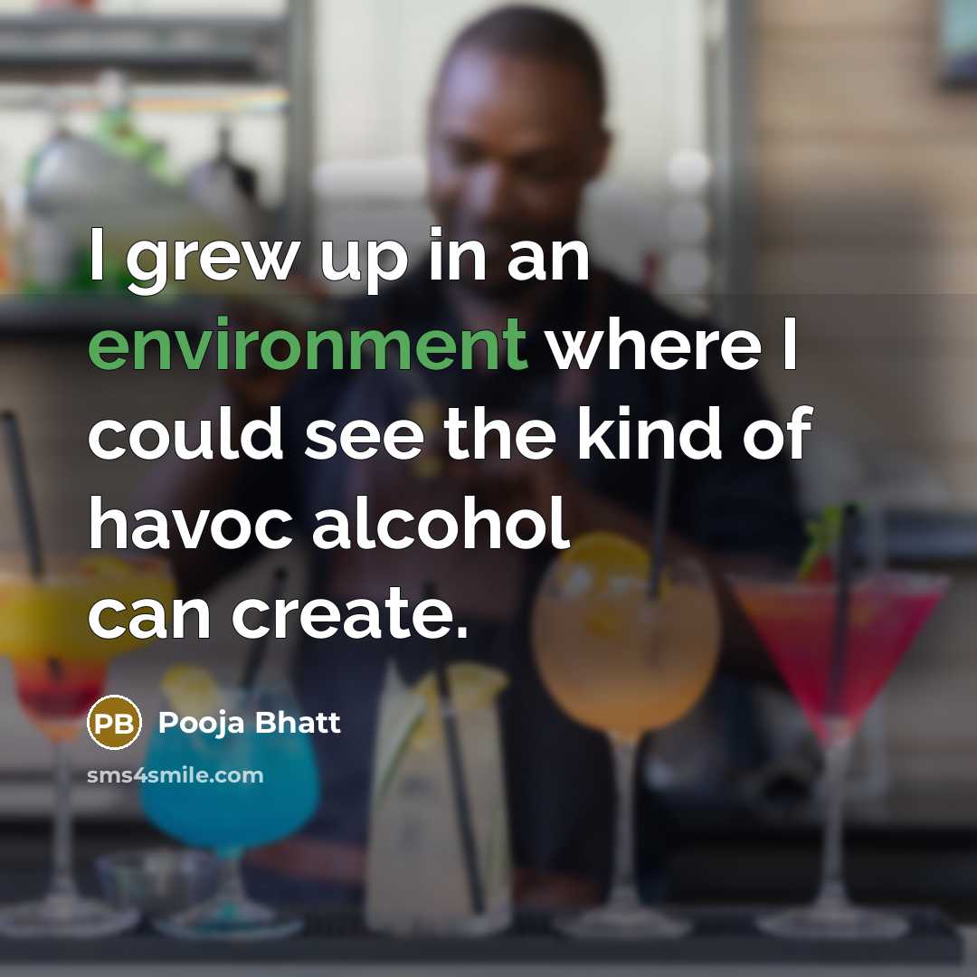 “I grew up in an environment where I could see…” quote by Pooja Bhatt