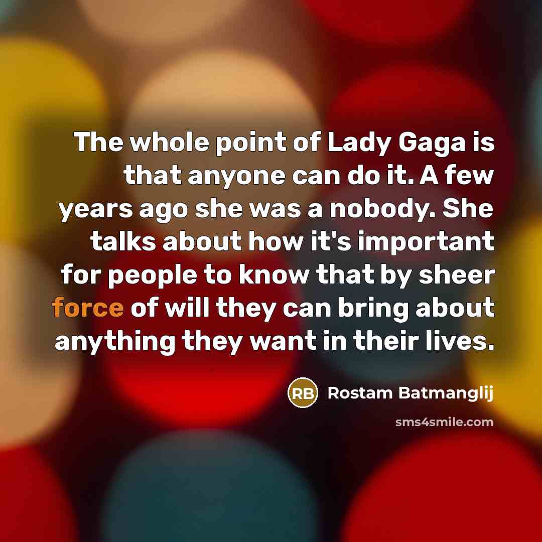 “The whole point of Lady Gaga is that anyone can…” quote by Rostam Batmanglij