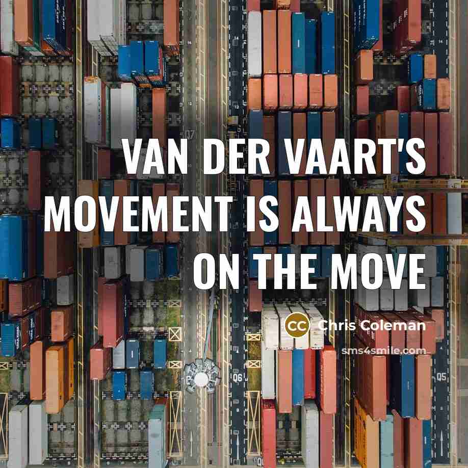 “Van Der Vaart's movement is always on the move…” quote by Chris Coleman
