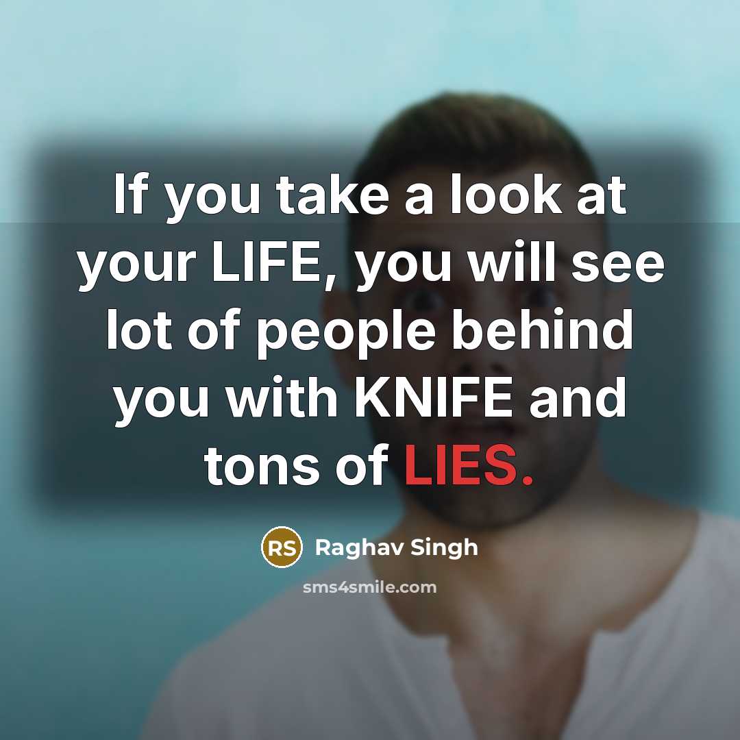 “If you take a look at your LIFE, you will…” quote by Raghav Singh