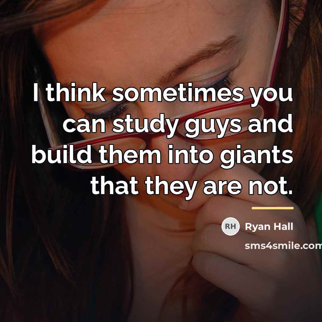 “I think sometimes you can study guys and build them…” quote by Ryan Hall