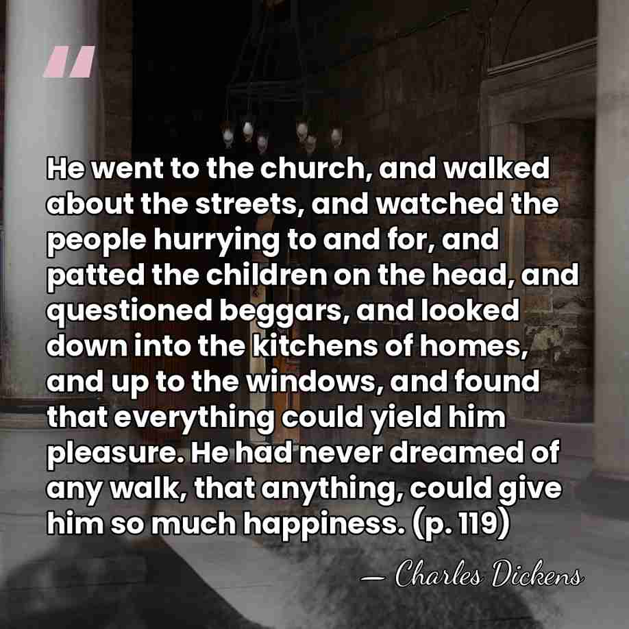 He went to the church, and walked about the streets, and watched&hellip; - Charles Dickens