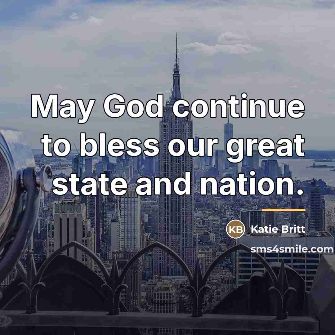 “May God continue to bless our great state and nation.…” quote by Katie Britt