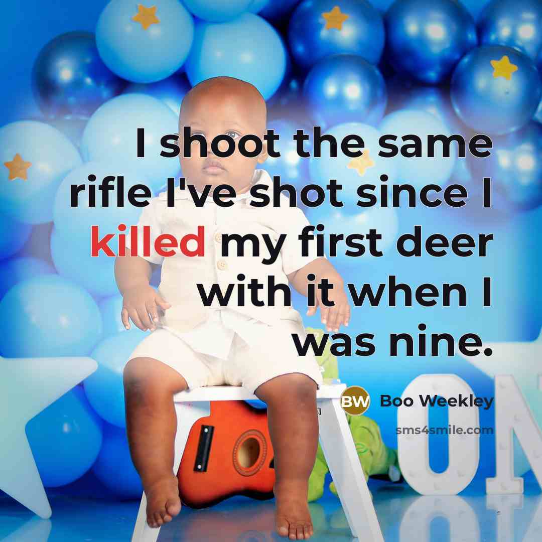 “I shoot the same rifle I've shot since I killed…” quote by Boo Weekley