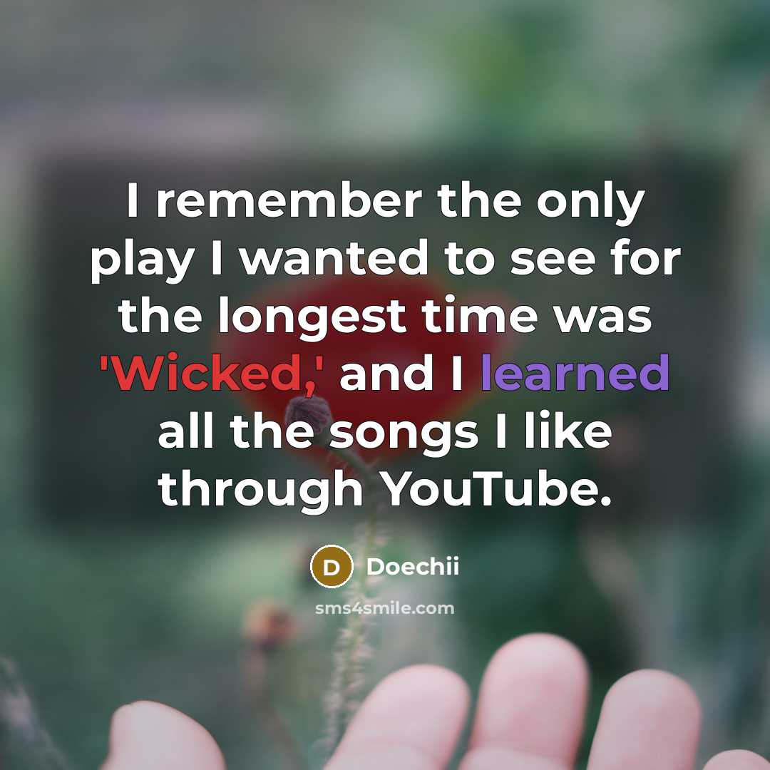 “I remember the only play I wanted to see for…” quote by Doechii