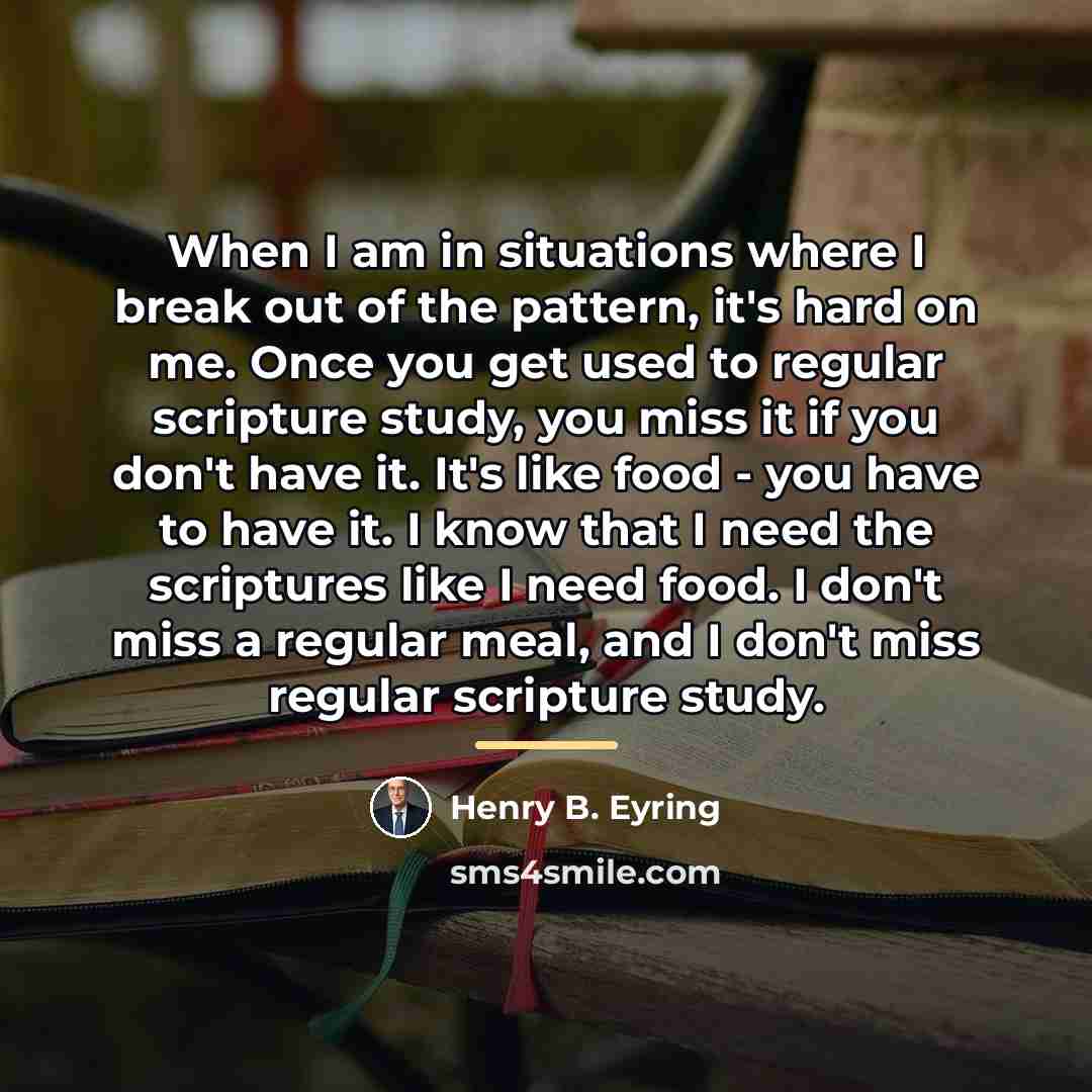 “When I am in situations where I break out of…” quote by Henry B. Eyring