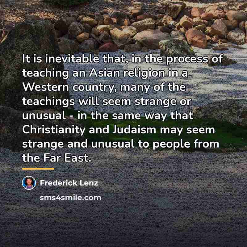 “It is inevitable that, in the process of teaching an…” quote by Frederick Lenz